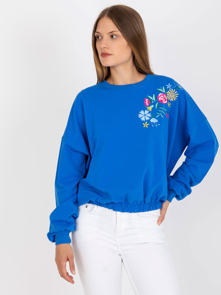 Džemperis moterims Rue Paris 2016103247707, mėlynas kaina ir informacija | Džemperiai moterims | pigu.lt