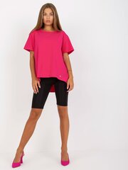 Marškinėliai moterims 2016103251476, rožiniai цена и информация | Футболка женская | pigu.lt