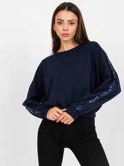 Džemperis moterims Rue Paris, mėlynas kaina ir informacija | Džemperiai moterims | pigu.lt