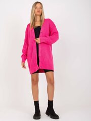 Megztinis moterims fluo Rue Paris 2016103275717, rožinis цена и информация | Женские кофты | pigu.lt