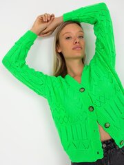 Megztinis moterims Rue Paris fluo 2016103276738, žalias цена и информация | Женские кофты | pigu.lt