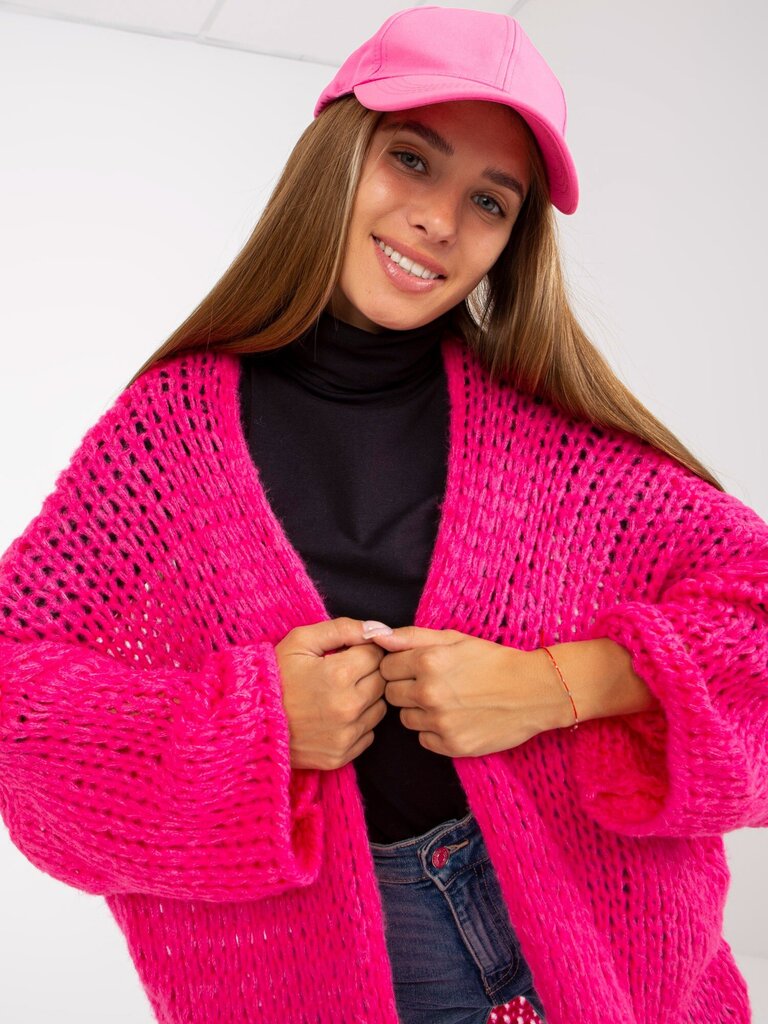 Megztinis moterims Och Bella fluo 2016103279081, rožinis kaina ir informacija | Megztiniai moterims | pigu.lt