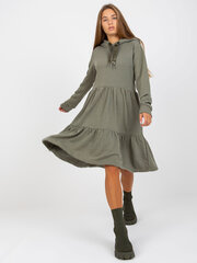 Suknelė moterims Factory Price 4063813361955, žalia kaina ir informacija | Suknelės | pigu.lt