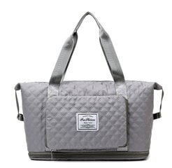 Didelis kelioninis krepšys Fashion, XL, pilkas kaina ir informacija | Lagaminai, kelioniniai krepšiai | pigu.lt