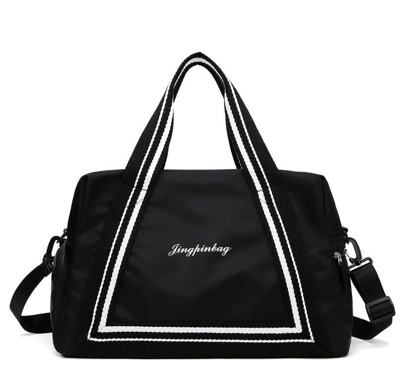 Vidutinis kelioninis krepšys Fashion, juodas kaina ir informacija | Lagaminai, kelioniniai krepšiai | pigu.lt