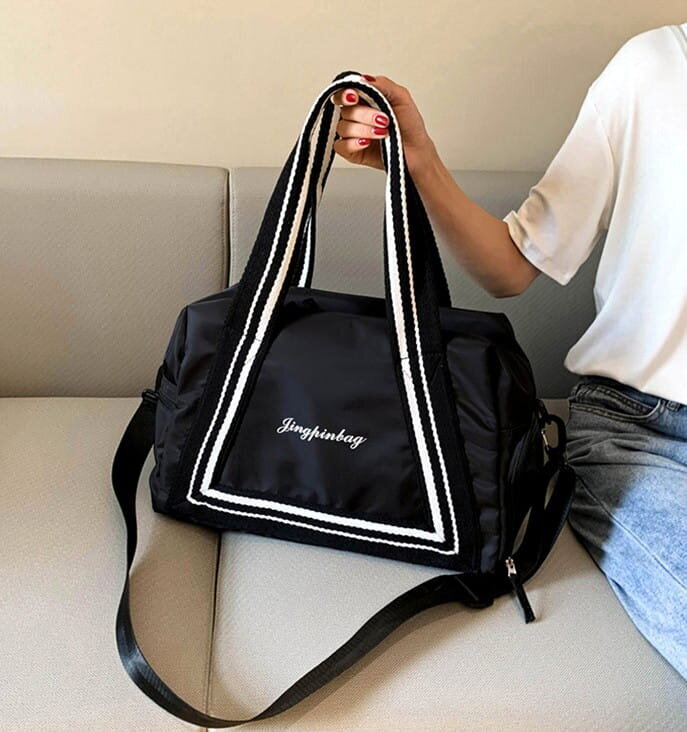 Vidutinis kelioninis krepšys Fashion, juodas цена и информация | Lagaminai, kelioniniai krepšiai | pigu.lt
