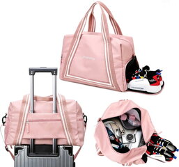 Vidutinis kelioninis krepšys Fahion, rožinis kaina ir informacija | Lagaminai, kelioniniai krepšiai | pigu.lt