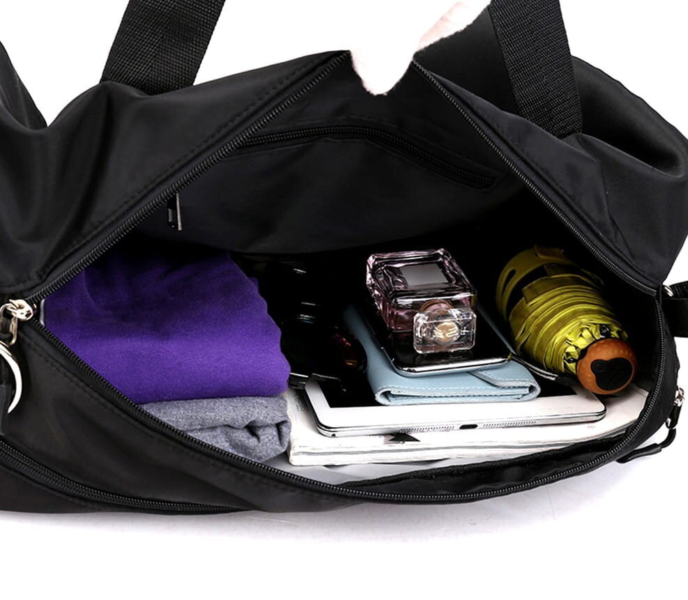 Vidutinis kelioninis krepšys Fashion, juodas kaina ir informacija | Lagaminai, kelioniniai krepšiai | pigu.lt