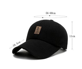 Kepurė su snapeliu vyrams ER52 kaina ir informacija | Vyriški šalikai, kepurės, pirštinės | pigu.lt