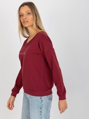 Džemperis moterims Relevane 2016103302352, raudonas kaina ir informacija | Džemperiai moterims | pigu.lt