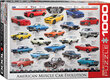 Dėlionė Eurographics, 6000-0682, American Muscle Car Evolution, 1000 d. kaina ir informacija | Dėlionės (puzzle) | pigu.lt