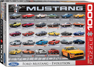 Dėlionė Eurographics, 6000-0684, Ford Mustang Evolution, 1000 d. kaina ir informacija | Dėlionės (puzzle) | pigu.lt