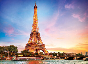 Dėlionė Eurographics, 6000-0765, Paris, La Tour Eiffel, 1000 d. kaina ir informacija | Dėlionės (puzzle) | pigu.lt