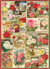 Dėlionė Eurographics, 6000-0810, Roses - Seed Catalogue, 1000 d. kaina ir informacija | Dėlionės (puzzle) | pigu.lt