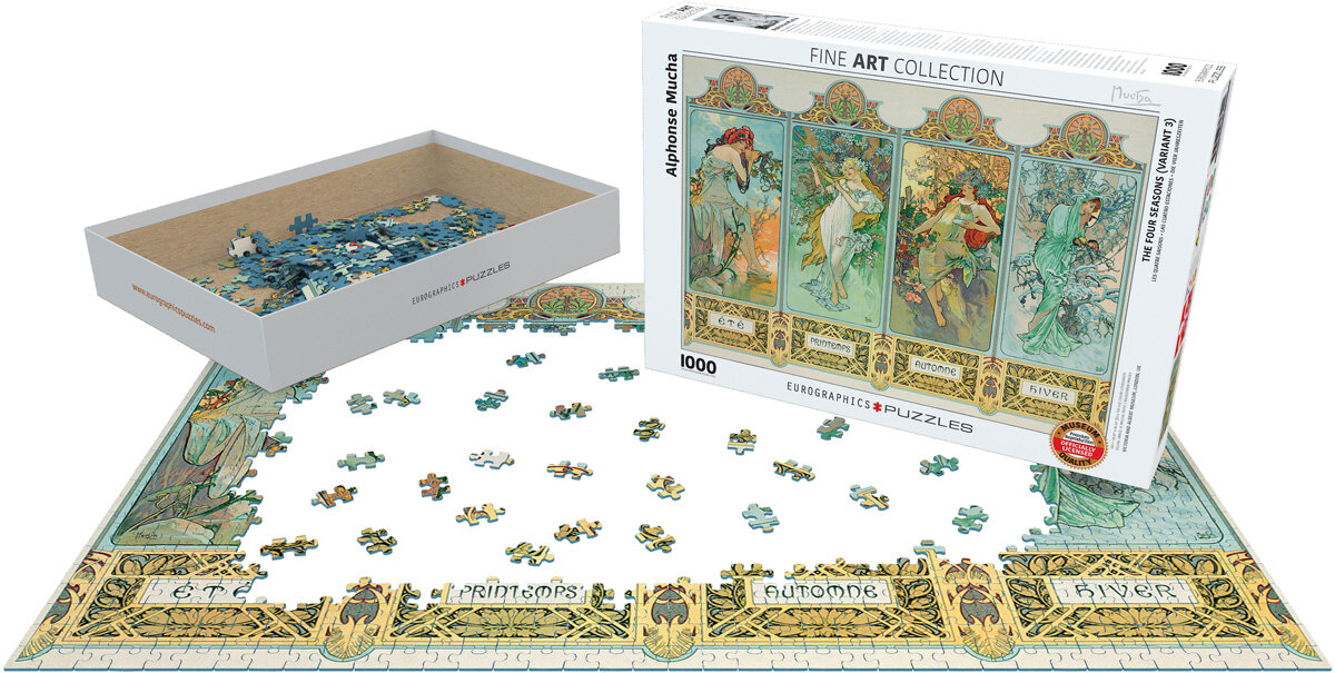 Dėlionė Eurographics, 6000-0824, Four Seasons, 1000 d. kaina ir informacija | Dėlionės (puzzle) | pigu.lt