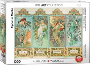 Dėlionė Eurographics, 6000-0824, Four Seasons, 1000 d. kaina ir informacija | Dėlionės (puzzle) | pigu.lt