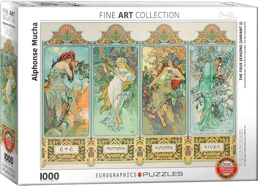 Dėlionė Eurographics, 6000-0824, Four Seasons, 1000 d. kaina ir informacija | Dėlionės (puzzle) | pigu.lt