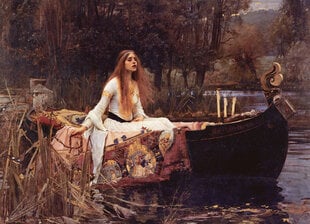 Dėlionė Eurographics, 6000-1133, The Lady of Shalott, 1000 d. kaina ir informacija | Dėlionės (puzzle) | pigu.lt