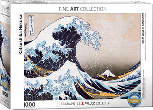 Dėlionė Eurographics, 6000-1545, Great Wave off Kanagawa, 1000 d. kaina ir informacija | Dėlionės (puzzle) | pigu.lt