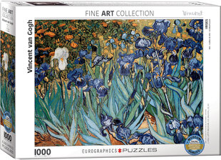 Dėlionė Eurographics, 6000-4364, Irises, 1000 d. kaina ir informacija | Dėlionės (puzzle) | pigu.lt