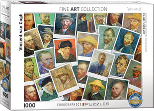 Dėlionė Eurographics, 6000-5308, Van Gogh’s Selfies, 1000 d. kaina ir informacija | Dėlionės (puzzle) | pigu.lt