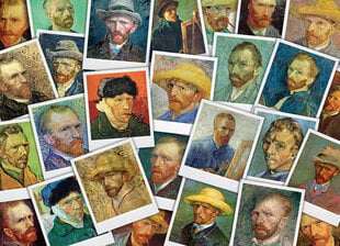 Dėlionė Eurographics, 6000-5308, Van Gogh’s Selfies, 1000 d. kaina ir informacija | Dėlionės (puzzle) | pigu.lt