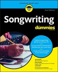Songwriting For Dummies 2nd edition kaina ir informacija | Knygos apie meną | pigu.lt