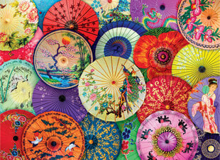 Dėlionė Eurographics, 6000-5317, Asian Oil Paper Umbrellas, 1000 d. kaina ir informacija | Dėlionės (puzzle) | pigu.lt