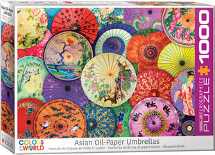 Dėlionė Eurographics, 6000-5317, Asian Oil Paper Umbrellas, 1000 d. kaina ir informacija | Dėlionės (puzzle) | pigu.lt