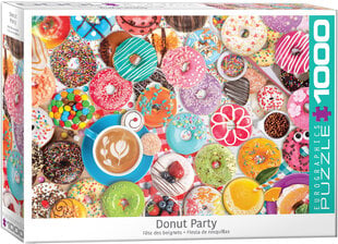Dėlionė Eurographics, 6000-5602, Donut Party, 1000 d. kaina ir informacija | Dėlionės (puzzle) | pigu.lt
