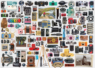 Dėlionė Eurographics, 6000-5627, The World of Cameras, 1000 d. kaina ir informacija | Dėlionės (puzzle) | pigu.lt