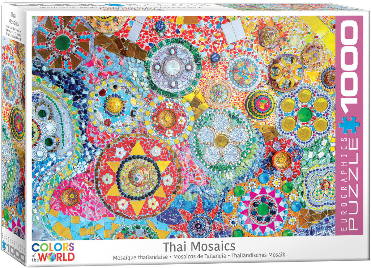 Dėlionė Eurographics, 6000-5637, Thai Mosaic, 1000 d. kaina ir informacija | Dėlionės (puzzle) | pigu.lt