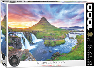 Dėlionė Eurographics, 6000-5642, Kirkjufell, Iceland, 1000 d. kaina ir informacija | Dėlionės (puzzle) | pigu.lt