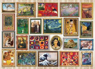 Dėlionė Eurographics, 6000-5766, Masterpieces, 1000 d. kaina ir informacija | Dėlionės (puzzle) | pigu.lt