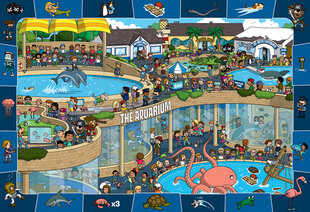 Dėlionė Eurographics, 6100-0543, Crazy Aquarium, 100 d. kaina ir informacija | Dėlionės (puzzle) | pigu.lt