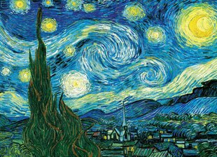 Пазл Eurographics Puzzle, 6100-1204 ® The Starry Night by Vincent van Gogh цена и информация | Пазлы | pigu.lt