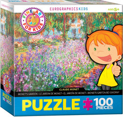 Dėlionė Eurographics, 6100-4908, Monet’s Garden, 100 d. kaina ir informacija | Dėlionės (puzzle) | pigu.lt