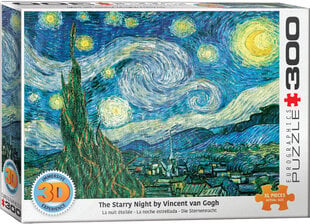 Пазл Eurographics, 6331-1204, Starry Night 3D Lenticular, 300 шт. цена и информация | Пазлы | pigu.lt