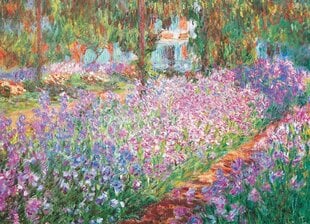 Dėlionė Eurographics, 8220-4908, Monet’s Garden by Claude Monet, 2000 d. kaina ir informacija | Dėlionės (puzzle) | pigu.lt