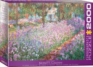 Пазл Eurographics, 8220-4908, Monet’s Garden by Claude Monet, 2000 шт. цена и информация | Пазлы | pigu.lt