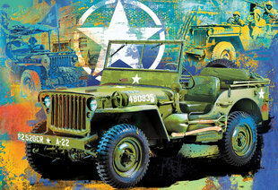 Dėlionė Eurographics, 8551-5598, The Jeep, Army Truck, Tin, 550 d. kaina ir informacija | Dėlionės (puzzle) | pigu.lt