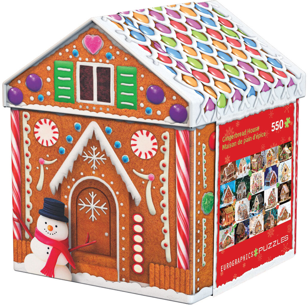 Dėlionė Eurographics, 8551-5661, Gingerbread House, Tin, 550 d. цена и информация | Dėlionės (puzzle) | pigu.lt