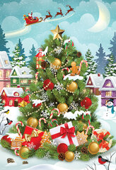 Dėlionė Eurographics, 8551-5663, Christmas Tree, Tin, 550 d. kaina ir informacija | Dėlionės (puzzle) | pigu.lt