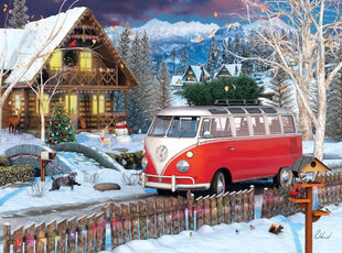 Dėlionė Eurographics, 8551-5664, VW Christmas Bus, Tin, 550 d. kaina ir informacija | Dėlionės (puzzle) | pigu.lt