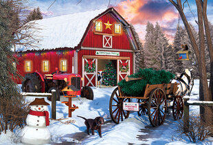 Пазл Eurographics, 8551-5665, Christmas Barn, Tin, 550 шт. цена и информация | Пазлы | pigu.lt
