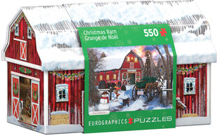 Dėlionė Eurographics, 8551-5665, Christmas Barn, Tin, 550 d. kaina ir informacija | Dėlionės (puzzle) | pigu.lt