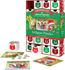Dėlionė Eurographics, 8924-5737, Christmas Cats, Advent Calendars, 1200 d. kaina ir informacija | Dėlionės (puzzle) | pigu.lt