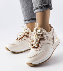 Laisvalaikio batai moterims Gemre GRM22138.2681, smėlio spalvos цена и информация | Спортивная обувь, кроссовки для женщин | pigu.lt