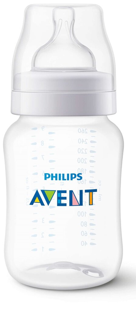 Philips Avent buteliukas Classic+, 260 ml, SCF563/17 цена и информация | Buteliukai kūdikiams ir jų priedai | pigu.lt