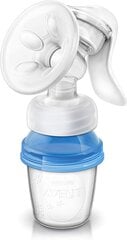 Молокоотсос Philips Avent "Comfort" ручной-механический с баночками „VIA“ SCF330/13 цена и информация | Молокоотсосы | pigu.lt